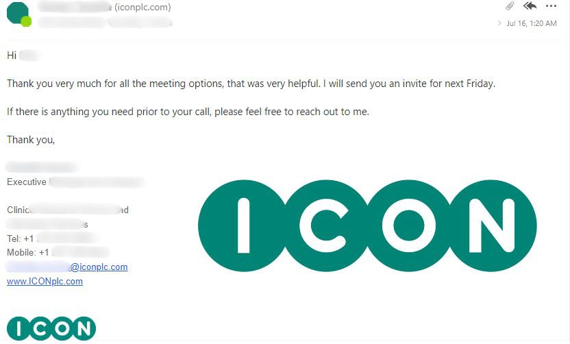 Reply from a live partner campaign
