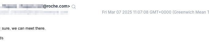 Reply from a live partner campaign
